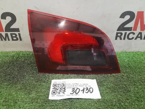 Fanale INT POST SX 13314056 Opel Astra J 2012