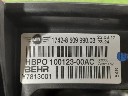 Elettroventola 1742-8509990-03 100123-00AC Mini Countryman Cooper R60 2010