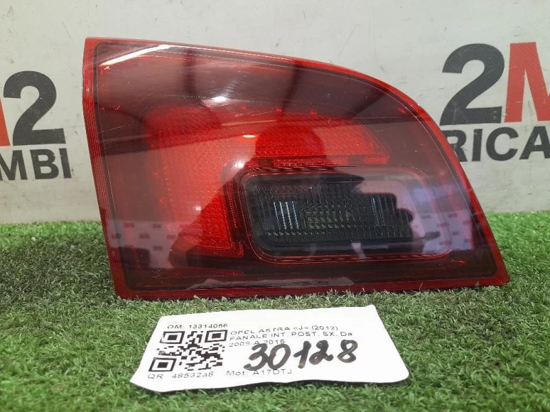 Fanale INT POST SX 13314056 Opel Astra J 2012