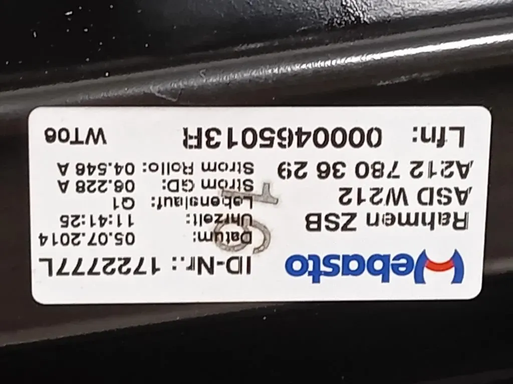 Tetto Apribile A2127803629 Mercedes Classe E W212 2013