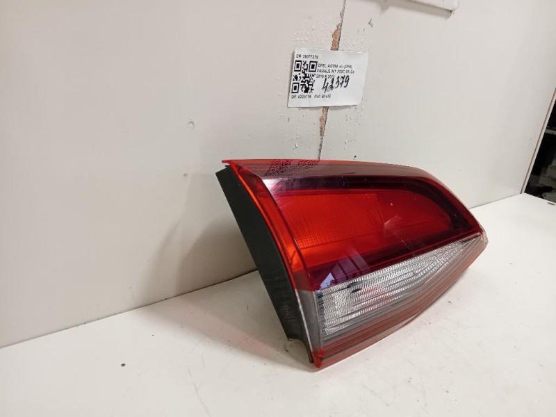 Fanale INT POST SX 39077378 Opel Astra K 2016