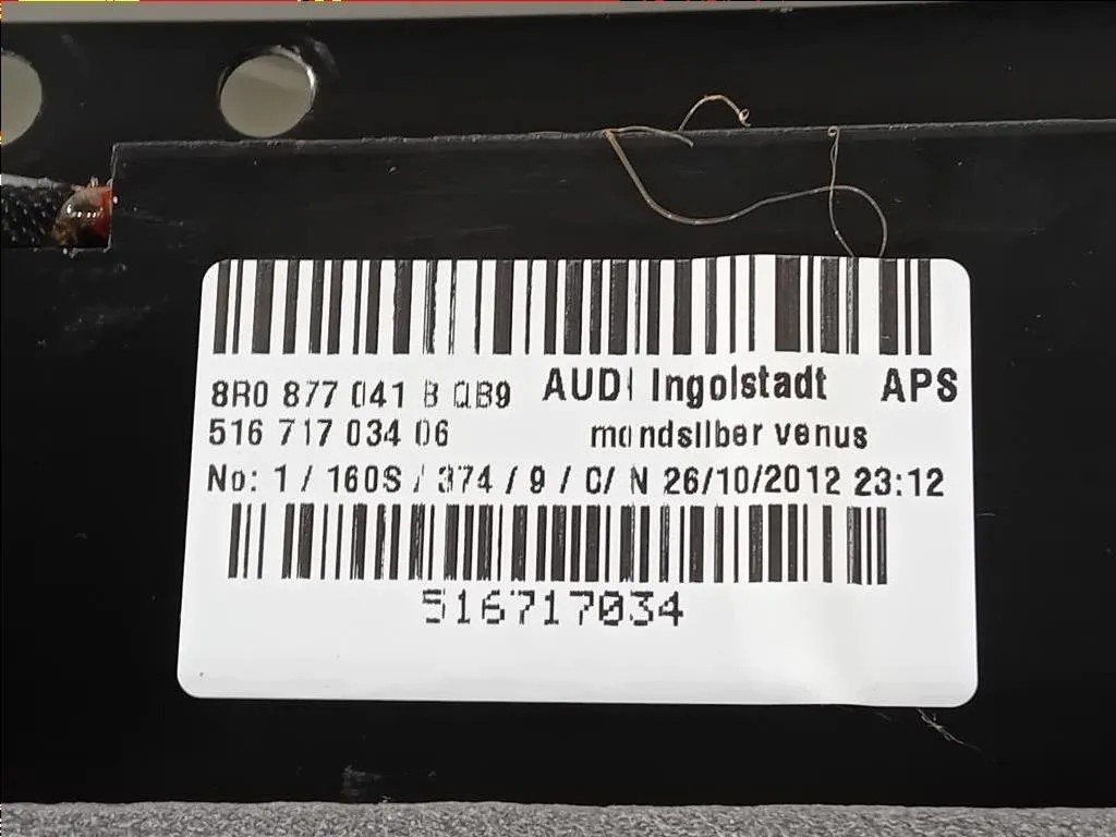 Tetto Panoramico Completo TETTO PANORAMICO COMPLETO Audi Q5 8RB 2012