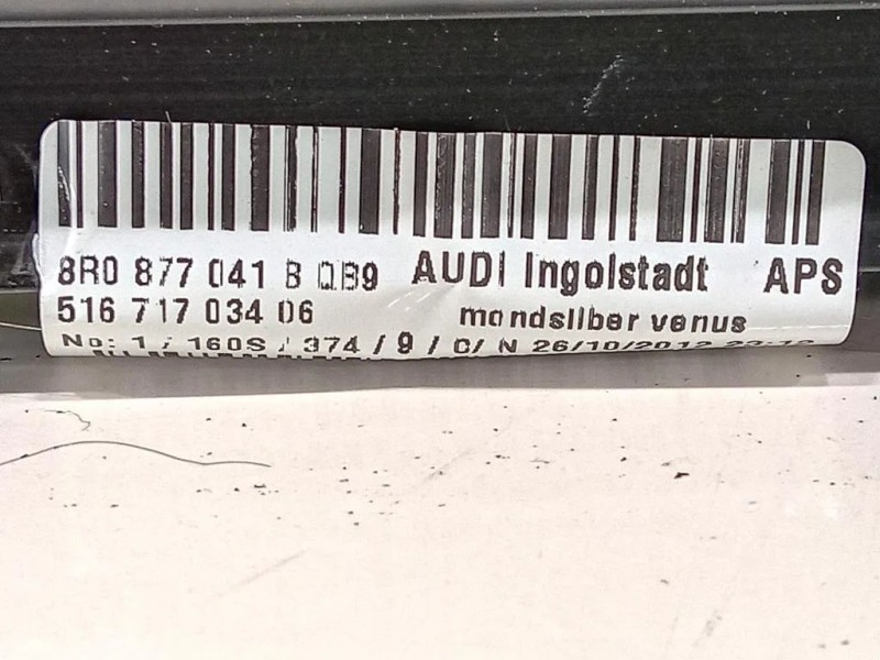 Tetto Panoramico Completo TETTO PANORAMICO COMPLETO Audi Q5 8RB 2012
