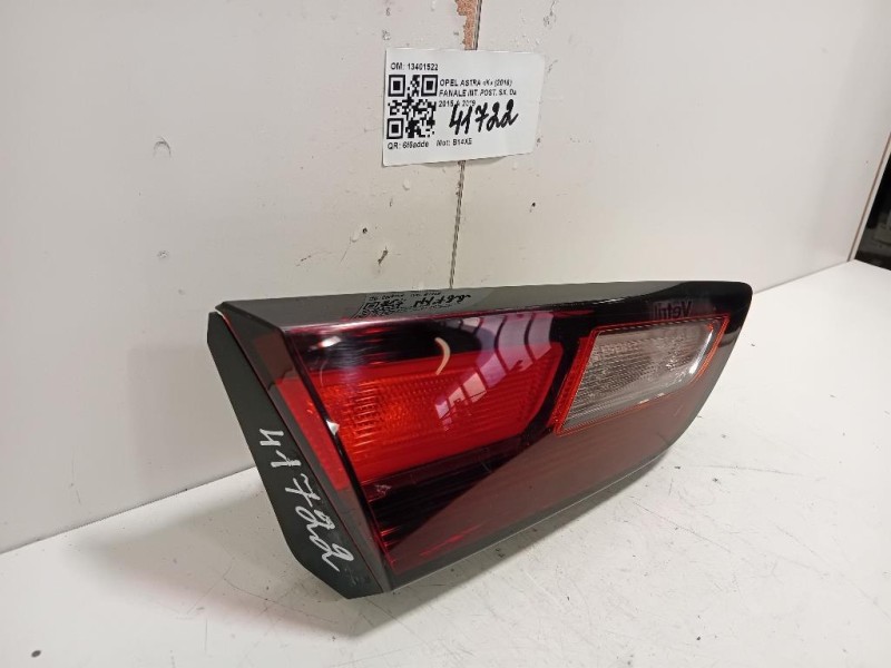 Fanale INT POST SX 13401522 Opel Astra K 2016