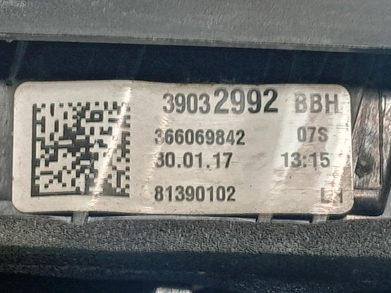 Fanale INT POST SX 39032992 Opel Astra K 2016