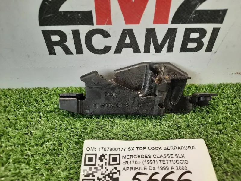 Tettuccio Apribile 1707900177 SX TOP LOCK SERRARURA Mercedes Classe SLK R170 1997