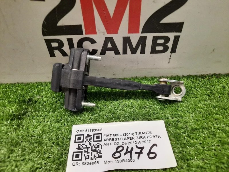 Tirante Arresto Apertura Porta ANT DX 51883508 Fiat 500L 2013