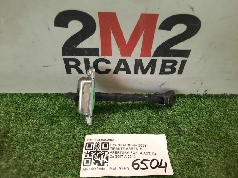 Tirante Arresto Apertura Porta ANT DX 793900X000 Hyundai I10 I 2008
