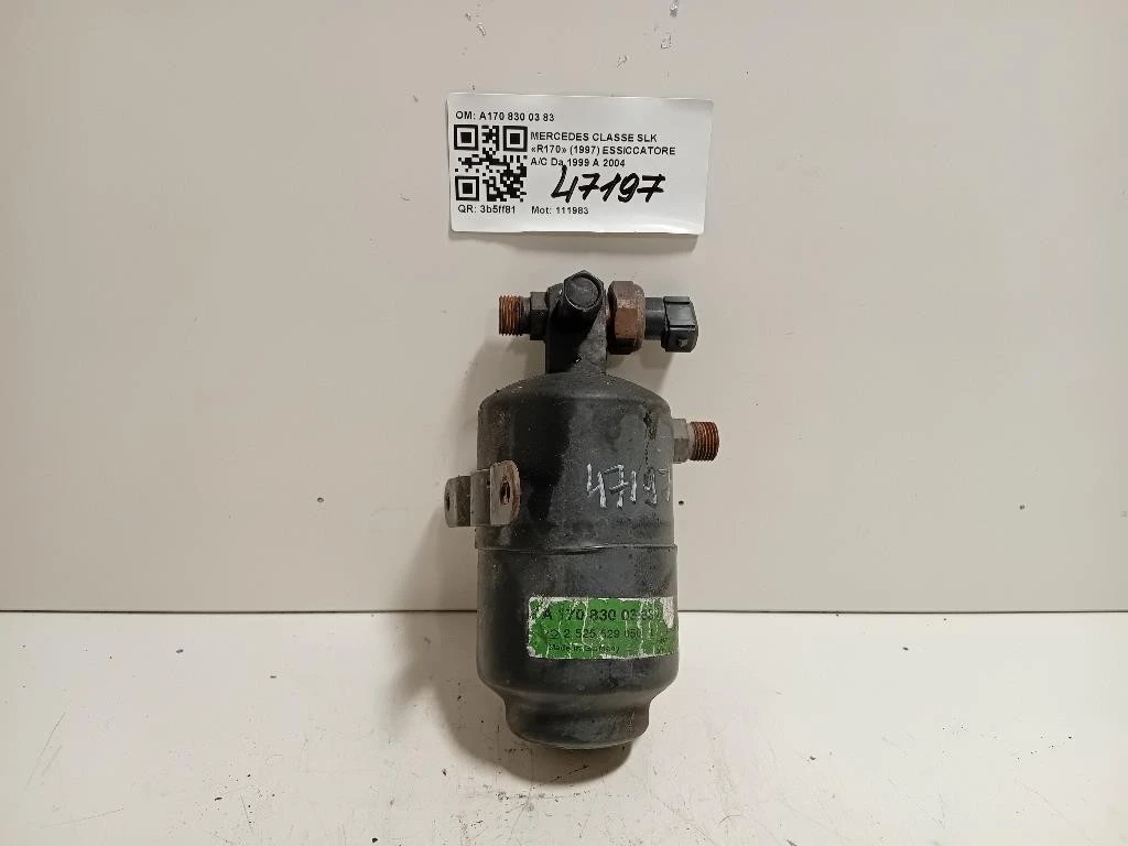 Essiccatore AC A170 830 03 83 Mercedes Classe SLK R170 1997