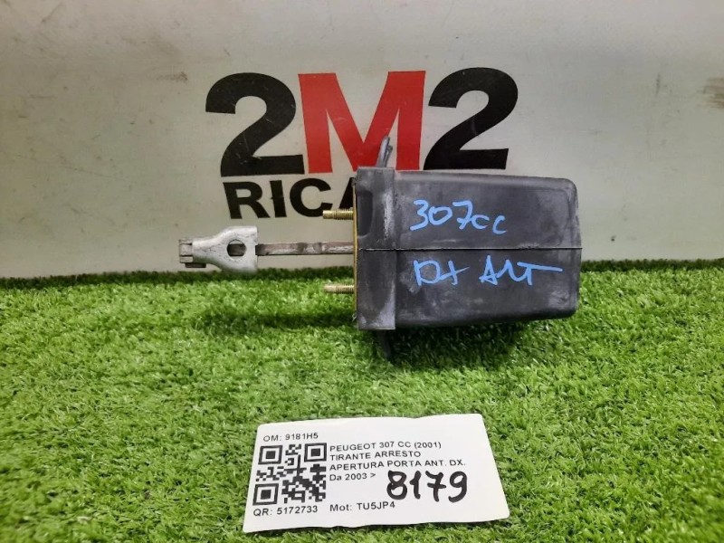 Tirante Arresto Apertura Porta ANT DX 9181H5 Peugeot 307 CC 2001