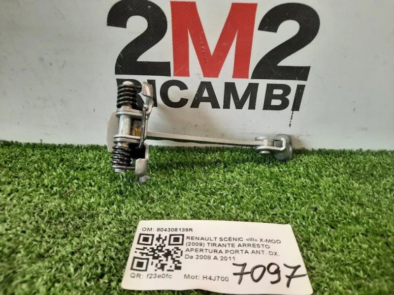 Tirante Arresto Apertura Porta ANT DX 804308139R Renault Scénic III X-mod 2009
