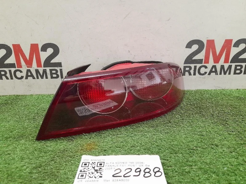 Fanale EST POST DX 50504818 Alfa Romeo 159 2006