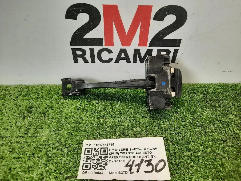 Tirante Arresto Apertura Porta ANT SX 51217446715 Bmw Serie 1 F20 Berlina 2015
