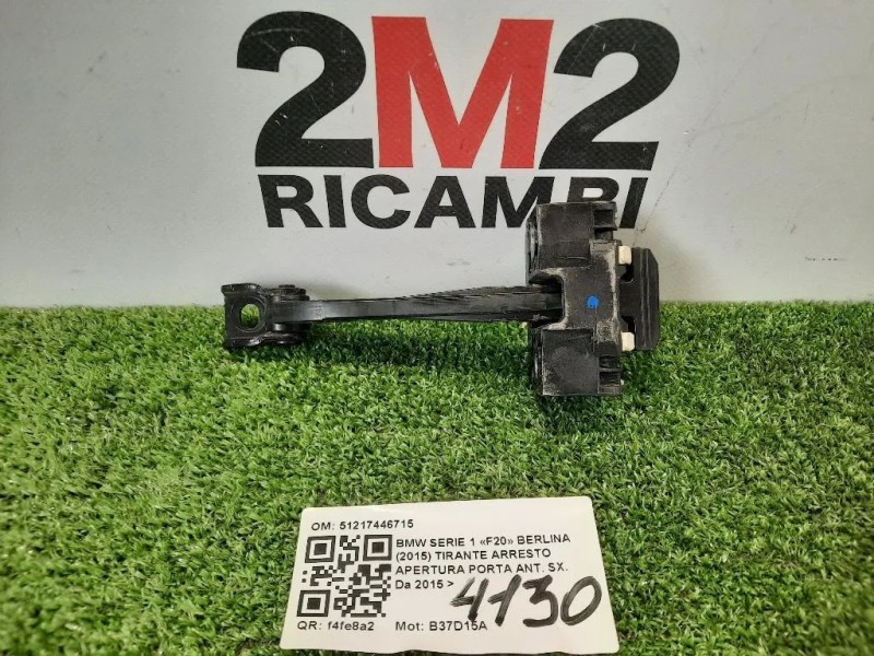 Tirante Arresto Apertura Porta ANT SX 51217446715 Bmw Serie 1 F20 Berlina 2015