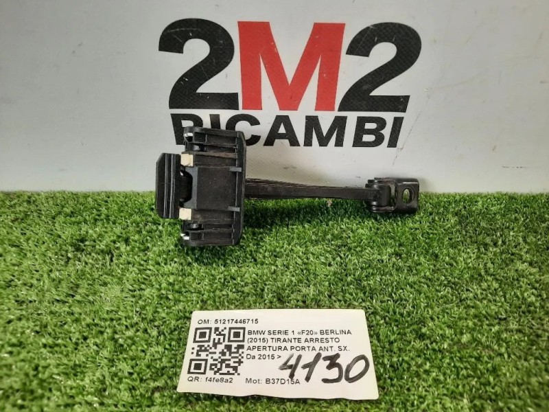 Tirante Arresto Apertura Porta ANT SX 51217446715 Bmw Serie 1 F20 Berlina 2015