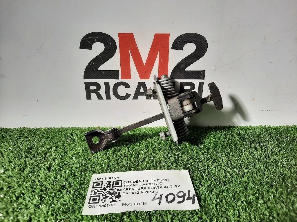 Tirante Arresto Apertura Porta ANT SX 9181Q4 Citroen C3 II 2010