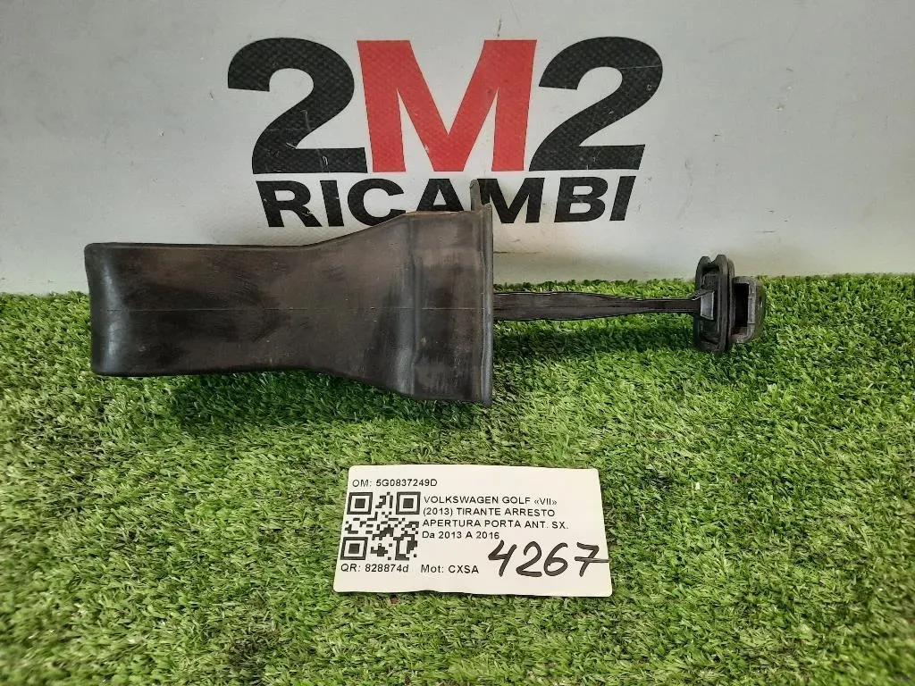 Tirante Arresto Apertura Porta ANT SX 5G0837249D Volkswagen GOLF VII 2013