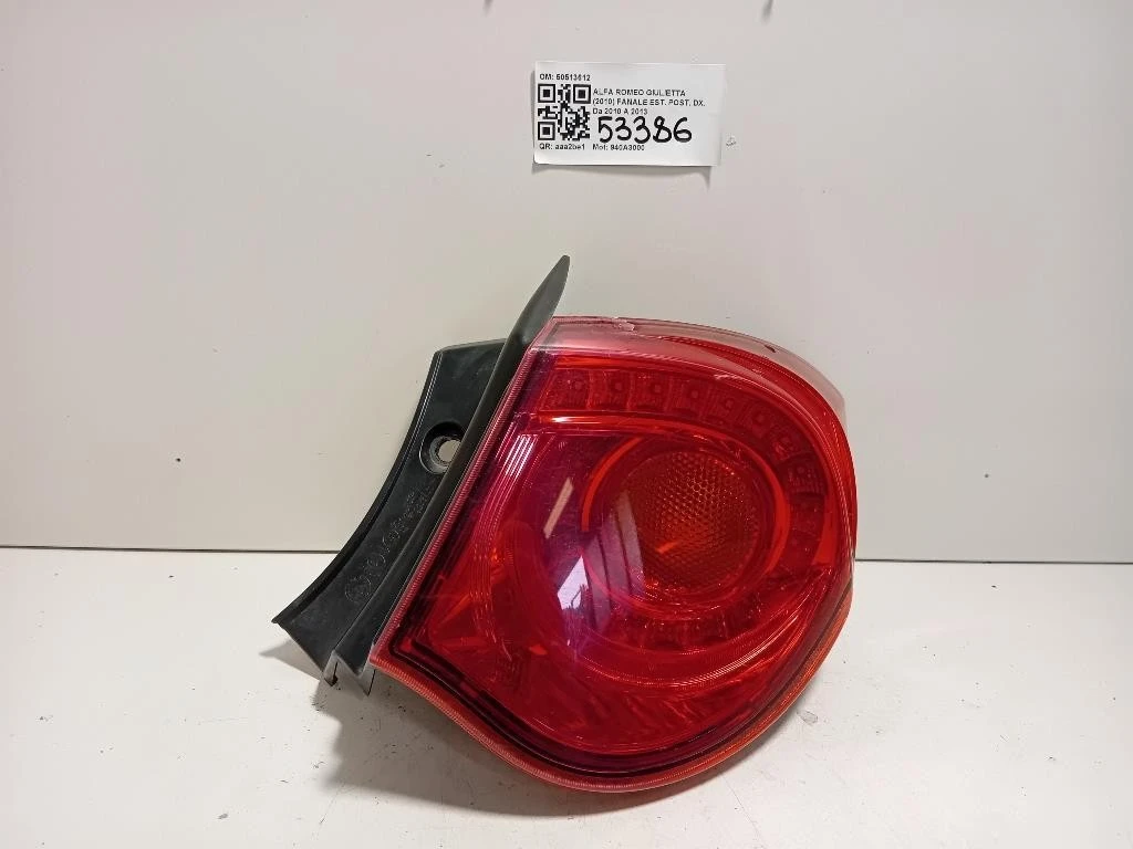Fanale EST POST DX 50513612 Alfa Romeo Giulietta 2010