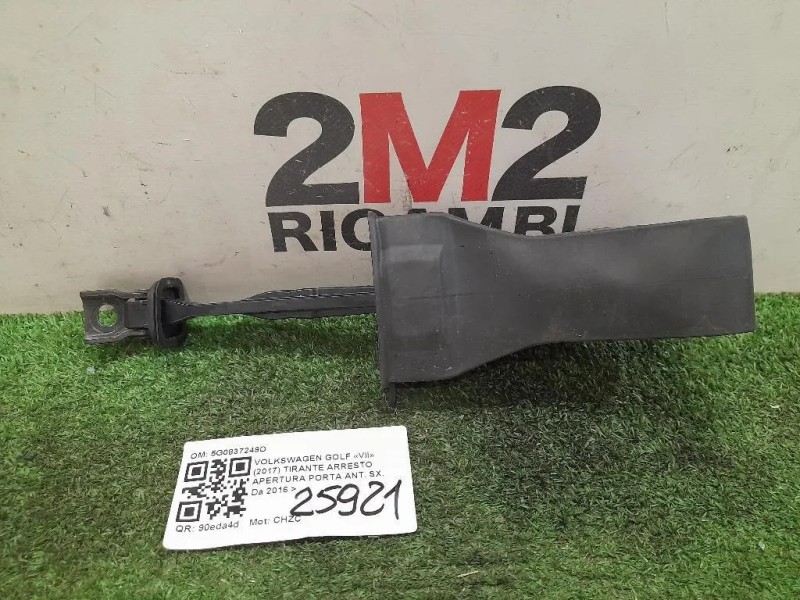 Tirante Arresto Apertura Porta ANT SX 5G0837249D Volkswagen GOLF VII 2017
