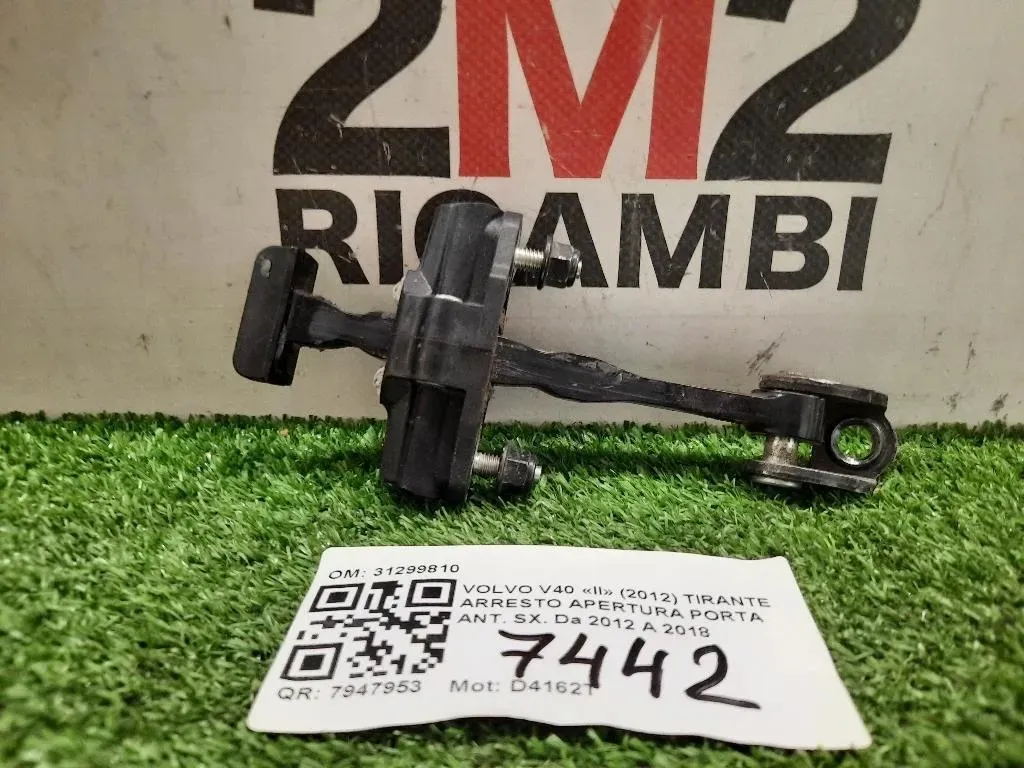 Tirante Arresto Apertura Porta ANT SX 31299810 Volvo V40 II 2012