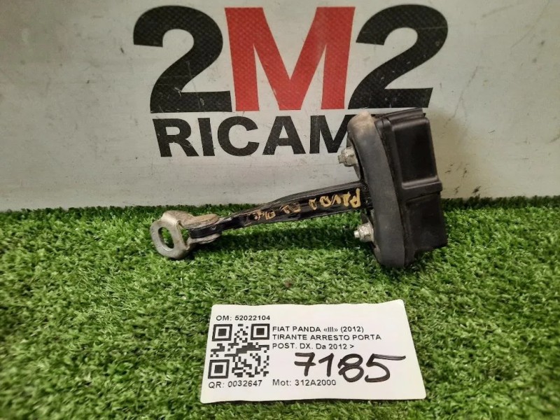 Tirante Arresto Porta POST DX 52022104 Fiat Panda III 2012