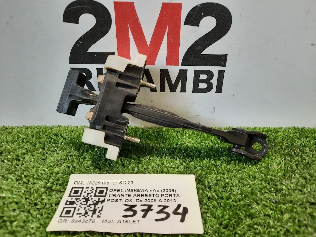 Tirante Arresto Porta POST DX 13229108 Opel Insignia A 2009