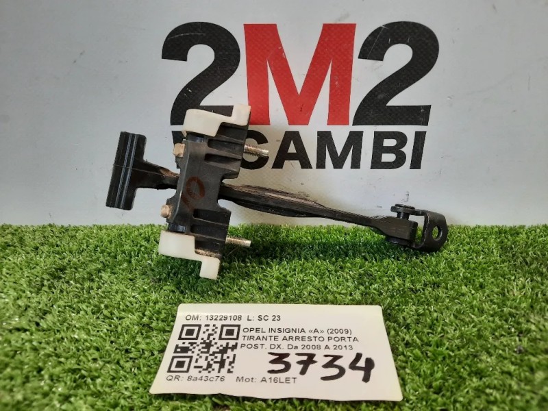 Tirante Arresto Porta POST DX 13229108 Opel Insignia A 2009