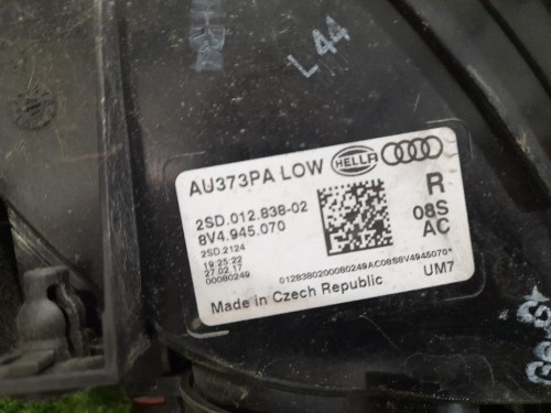 Fanale EST POST DX 8V4945070 Audi A3 8VA Sportback 2012