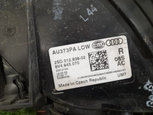 Fanale EST POST DX 8V4945070 Audi A3 8VA Sportback 2012