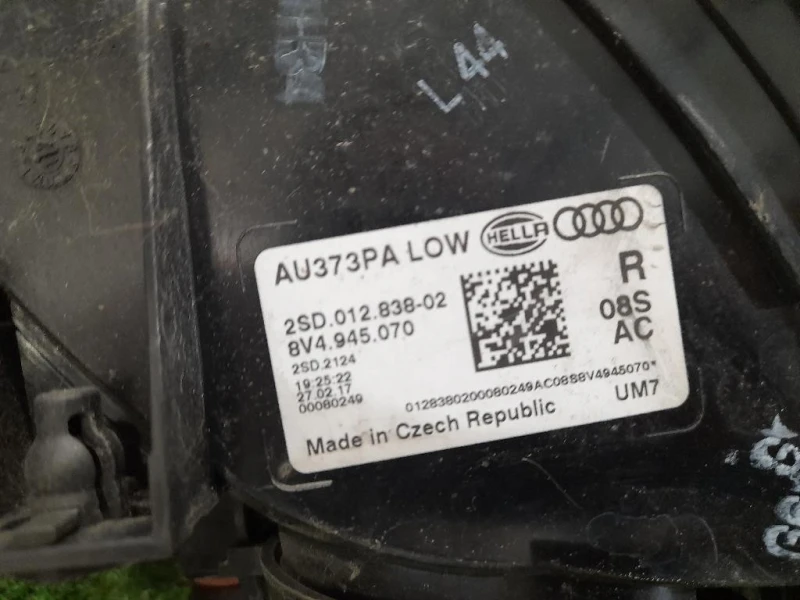 Fanale EST POST DX 8V4945070 Audi A3 8VA Sportback 2012