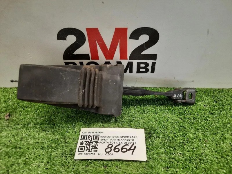 Tirante Arresto Porta POST SX 8V4839249A Audi A3 8VA Sportback 2012