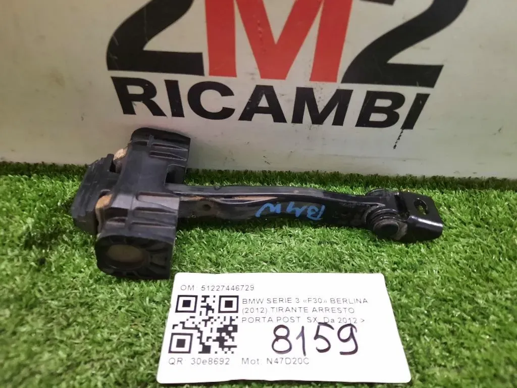 Tirante Arresto Porta POST SX 51227446729 Bmw Serie 3 F30 Berlina 2012