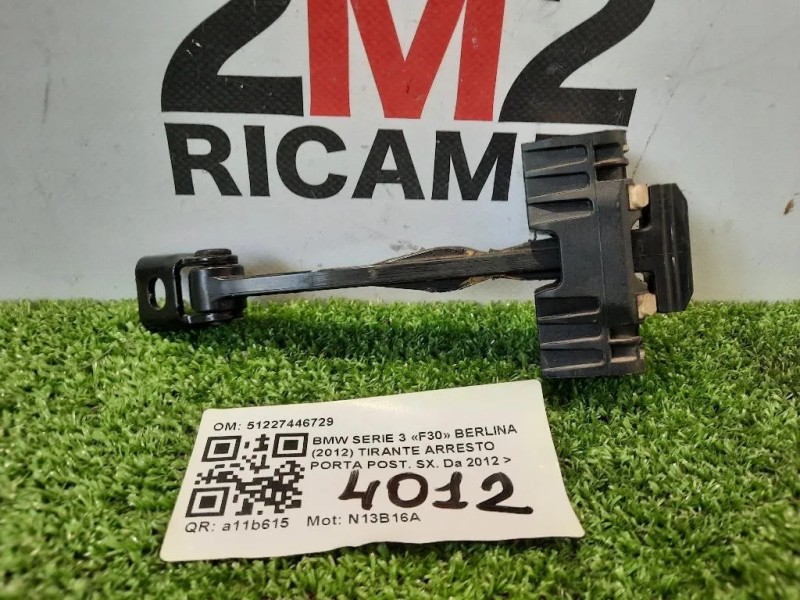 Tirante Arresto Porta POST SX 51227446729 Bmw Serie 3 F30 Berlina 2012