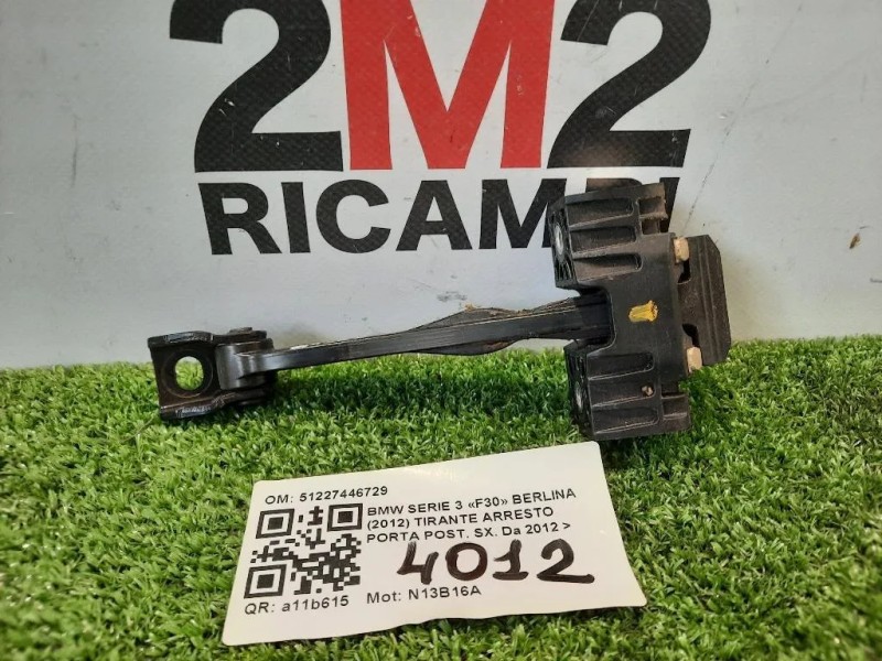 Tirante Arresto Porta POST SX 51227446729 Bmw Serie 3 F30 Berlina 2012