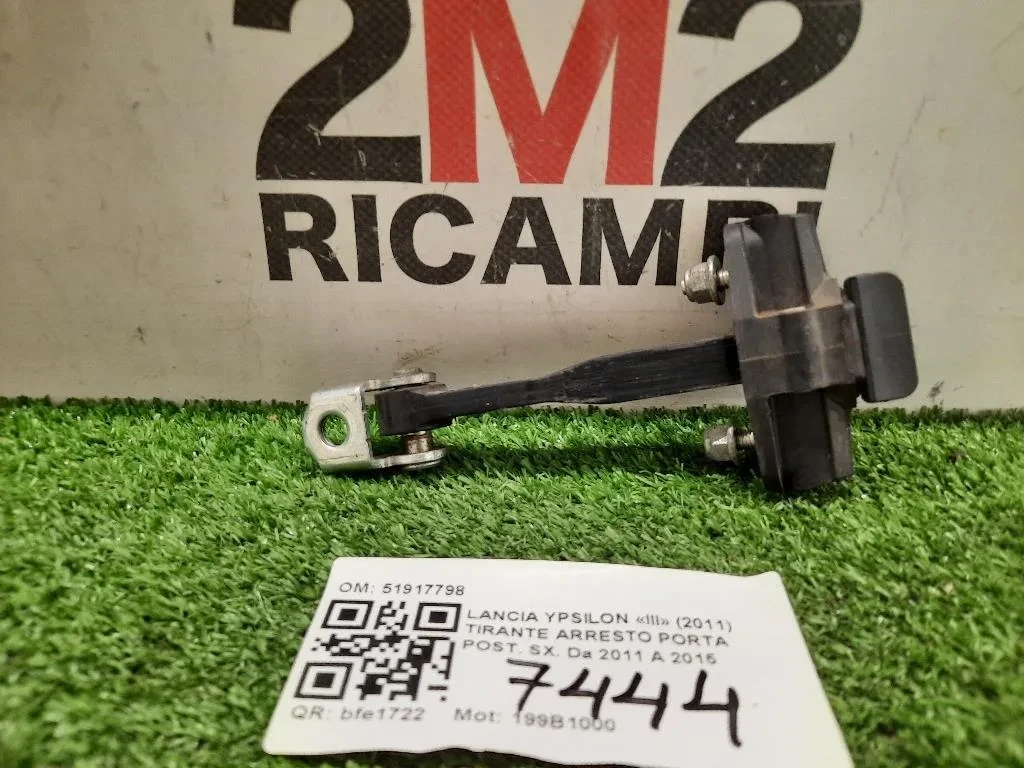 Tirante Arresto Porta POST SX 51917798 Lancia Ypsilon III 2011