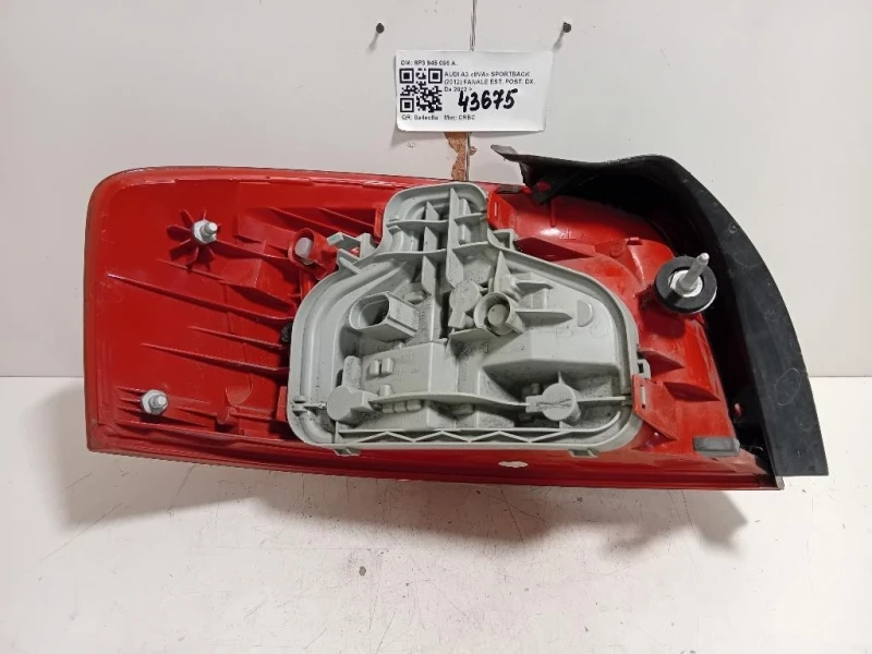 Fanale EST POST DX 8P3 945 096 A Audi A3 8VA Sportback 2012