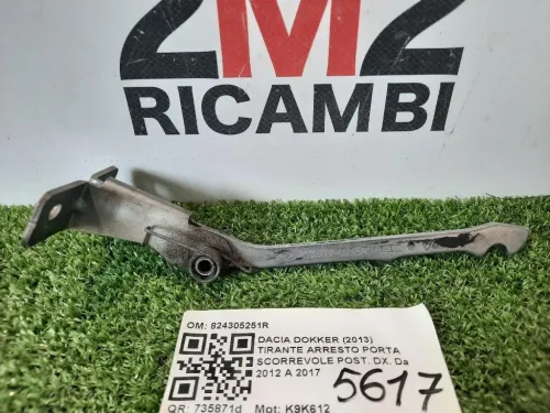 Tirante Arresto Porta Scorrevole POST DX 904704935R Dacia Dokker 2013