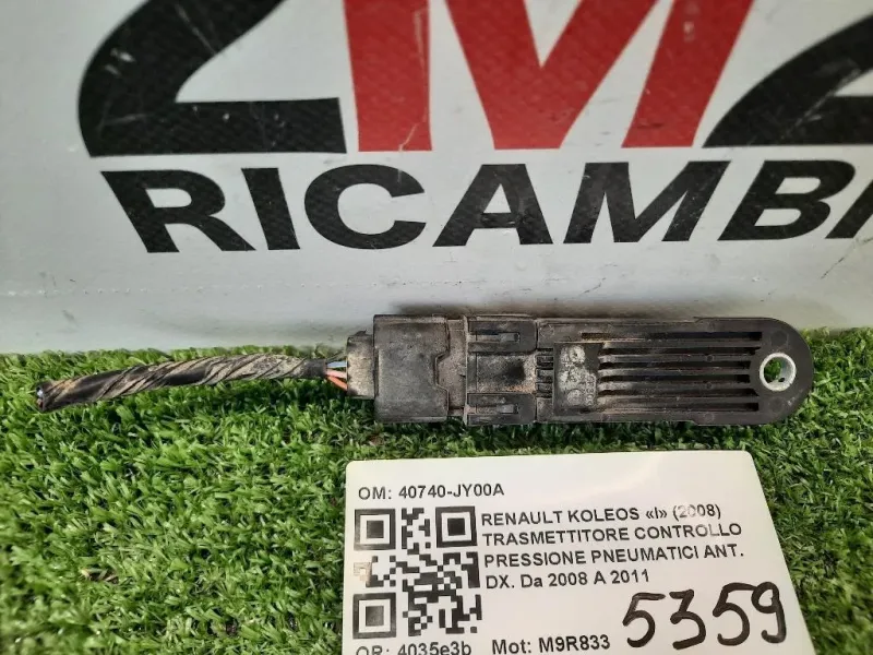 Trasmettitore Controllo Pressione Pneumatici ANT DX 40740-JY00A Renault Koleos I 2008