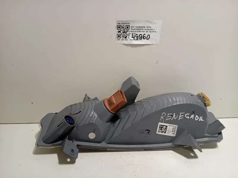 Trasparente Fanalino + Indicatore ANT SX 90076729 Jeep Renegade 2015