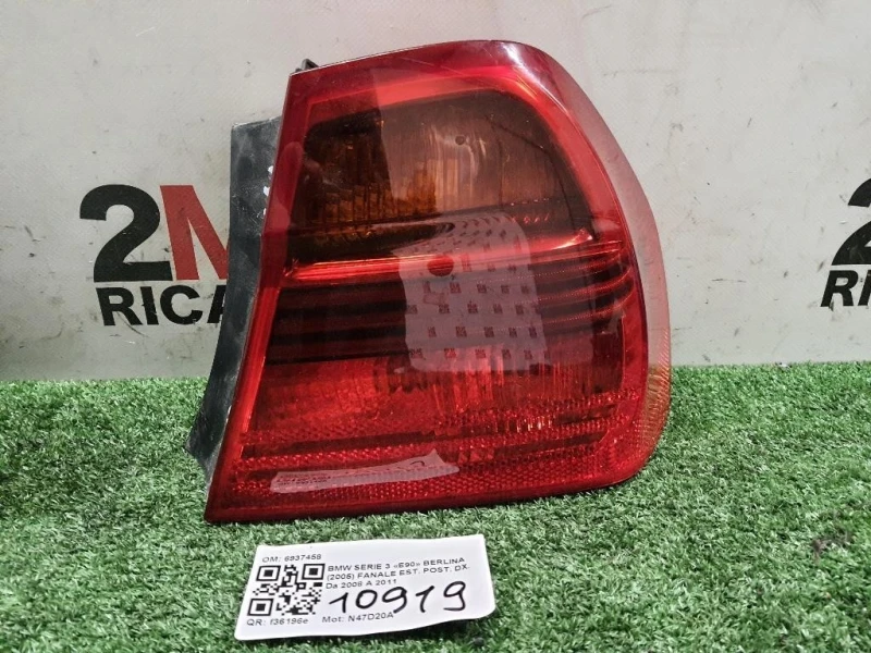 Fanale EST POST DX 6937458 Bmw Serie 3 E90 Berlina 2005