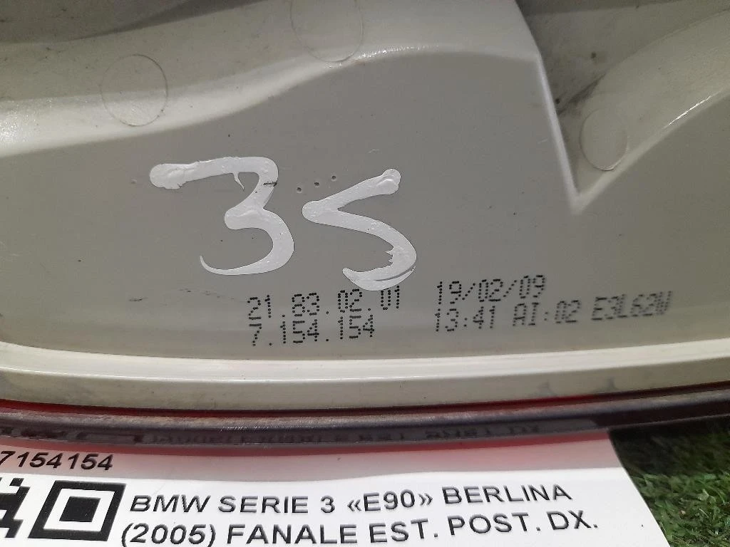 Fanale EST POST DX 7154154 Bmw Serie 3 E90 Berlina 2005