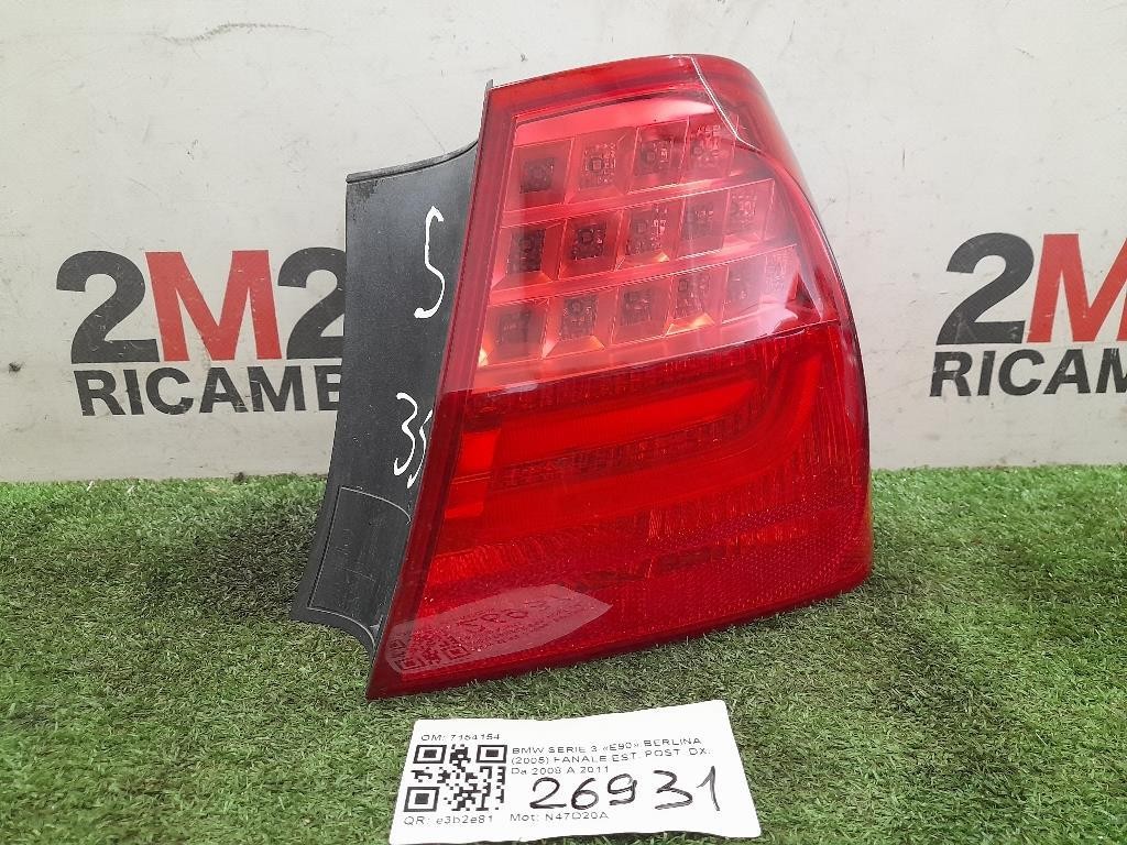 Fanale EST POST DX 7154154 Bmw Serie 3 E90 Berlina 2005