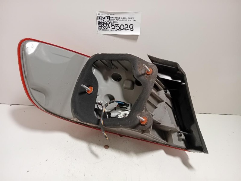 Fanale EST POST DX 6321725195805 Bmw Serie 3 E92 Coupe 2007