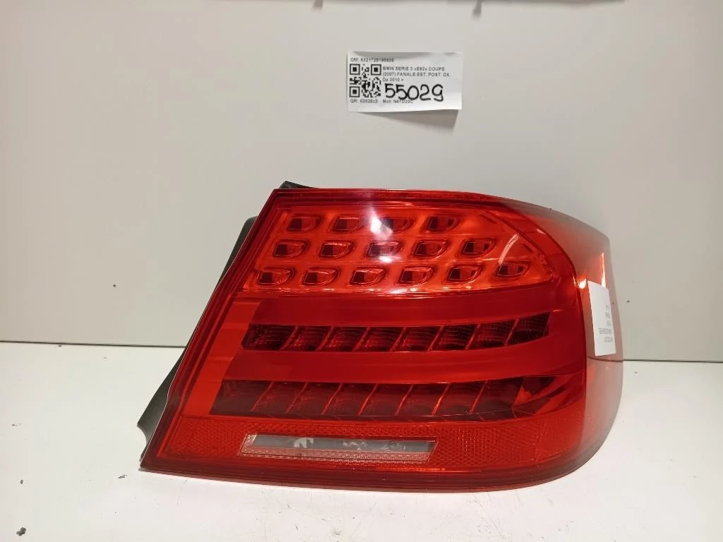 Fanale EST POST DX 6321725195805 Bmw Serie 3 E92 Coupe 2007