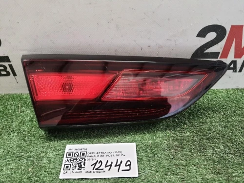 Fanale INT POST SX 39098788 Opel Astra K 2019