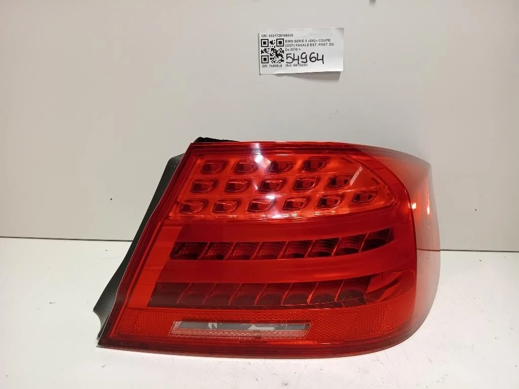 Fanale EST POST DX 6321725195805 Bmw Serie 3 E92 Coupe 2007