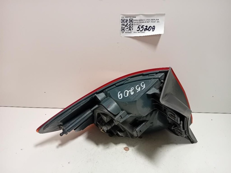 Fanale EST POST DX 63217312846 Bmw Serie 3 F30 Berlina 2012
