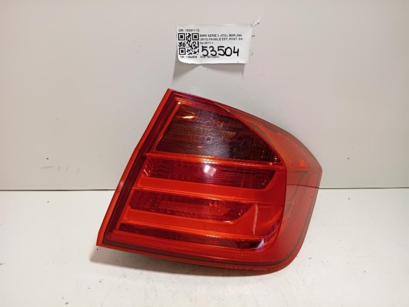 Fanale EST POST DX 183611-12 Bmw Serie 3 F30 Berlina 2012