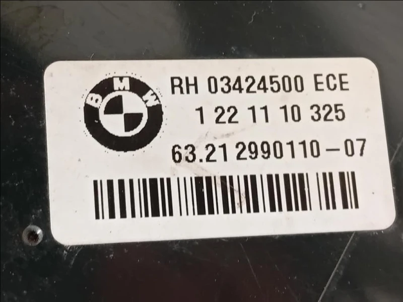 Fanale EST POST DX 63212990110 03424500 Bmw X1 E84 2010