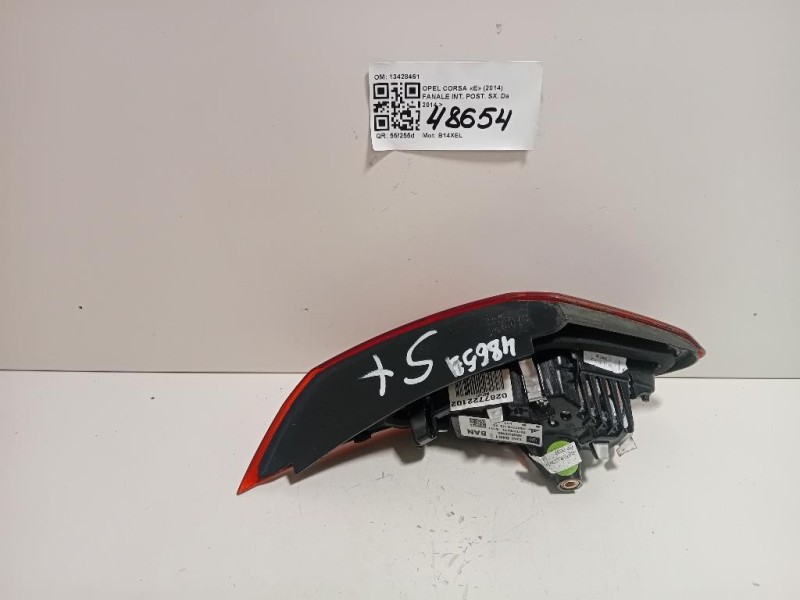 Fanale INT POST SX 13428461 Opel Corsa E 2014